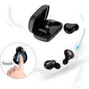 Sweat-Proof Stereo TWS Wireless Earphones with Portable Charging Case for iPhone